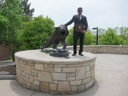 At The Tiger Statue